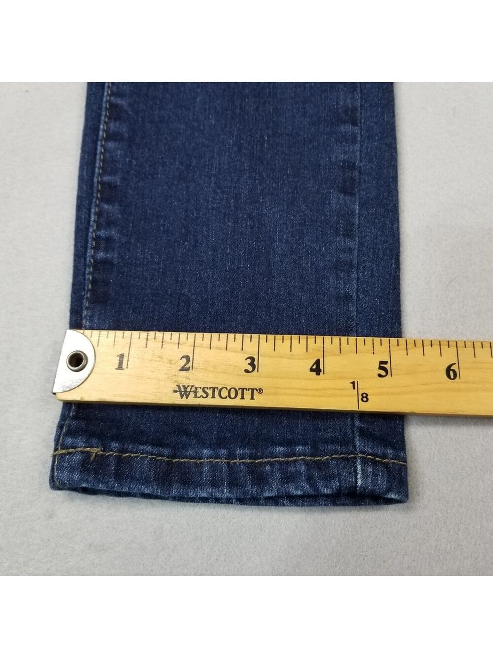 Versona Jeans Size 27 Blue Denim Modern Stretch 26X27 Straight - Picture 5 of 11